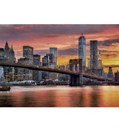 Puzzle Clementoni East River ao Entardecer de 1500 Peças