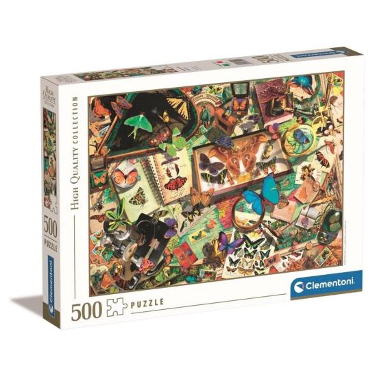 Puzzle Clementoni O Colecionador de Borboletas 500 Peças