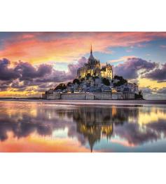 Puzzle Clementoni O Magnífico Monte Saint Michel 1000 Peç