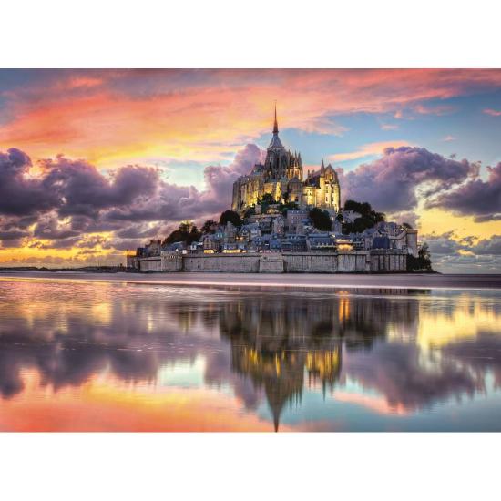 Puzzle Clementoni O Magnífico Monte Saint Michel 1000 Peç