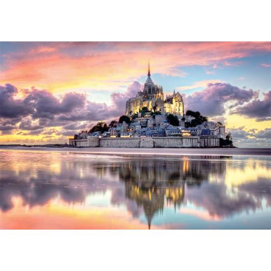 Puzzle Clementoni O Magnífico Monte Saint Michel 1000 Peç