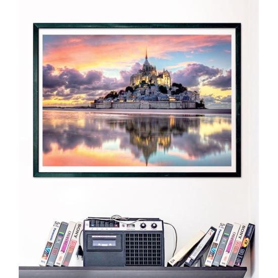 Puzzle Clementoni O Magnífico Monte Saint Michel 1000 Peç
