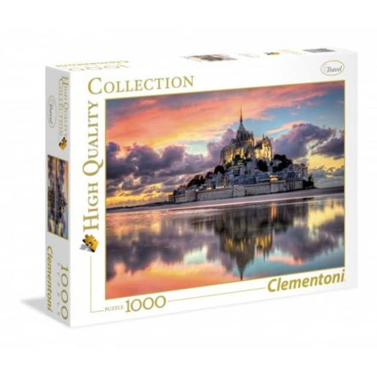 Puzzle Clementoni O Magnífico Monte Saint Michel 1000 Peç