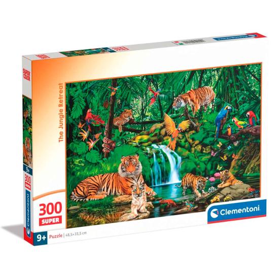 Puzzle Clementoni O Retiro na Selva XXL 300 Peças Puzzle Clementoni O Retiro na Selva XXL 300 Peças