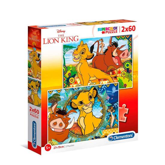 Puzzle Clementoni O Rei Leão 2 x 60 Peças