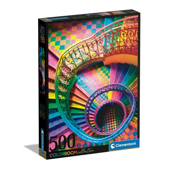 Puzzle Clementoni Escadaria Colorboom de 500 Peças