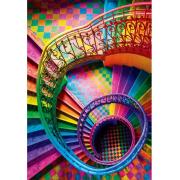 Puzzle Clementoni Escadaria Colorboom 500 peças