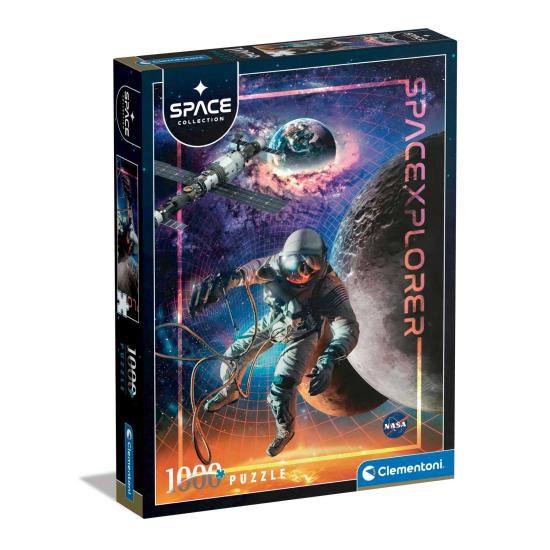 Puzzle Clementoni Explorador Espacial de 1000 Peças Puzzle Clementoni Explorador Espacial de 1000 Peças