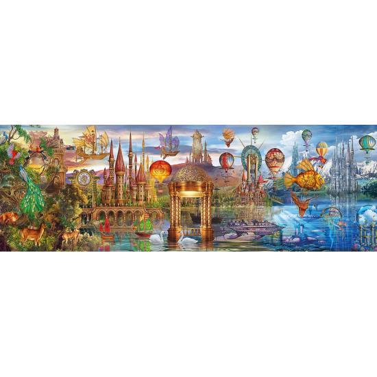 Puzzle de fantasia panorâmica Clementoni 1000 peças