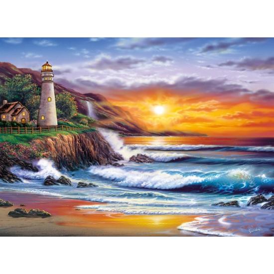 Puzzle Clementoni Lighthouse at Sunset 1000 peças