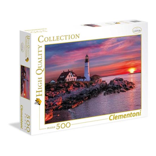 Puzzle Clementoni Portland Lighthouse 500 peças