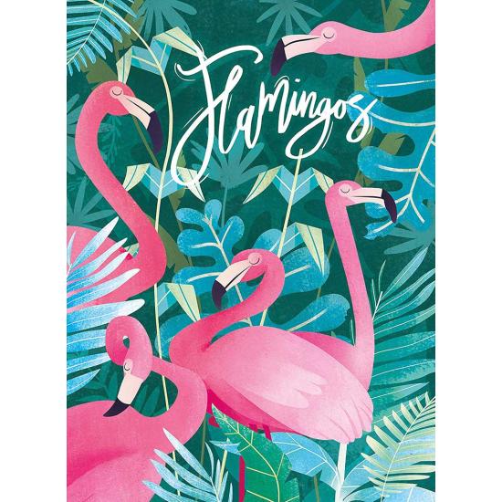 Puzzle Clementoni Flamingos 500 Peças Puzzle Clementoni Flamingos 500 Peças