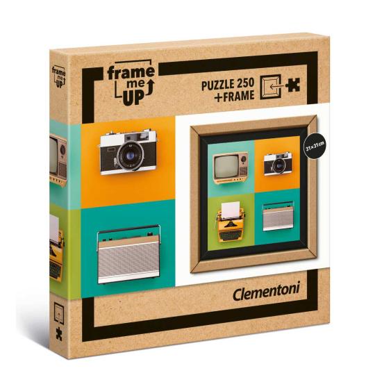 Puzzle eletrônico vintage Clementoni Frame Me Up 250 peça