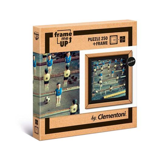Puzzle de pebolim vintage Clementoni Frame Me Up 250 peça
