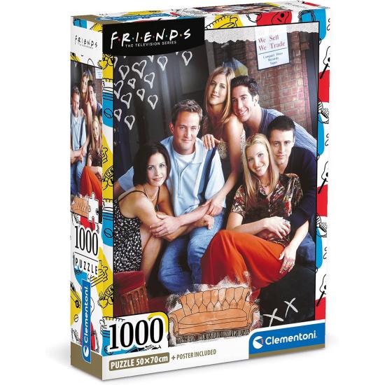 Puzzle Clementoni Friends 1000 Peças Puzzle Clementoni Friends 1000 Peças