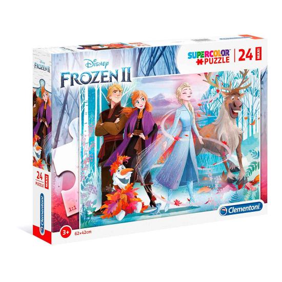 Puzzle Clementoni Frozen 2 Maxi 24 Peças Puzzle Clementoni Frozen 2 Maxi 24 Peças