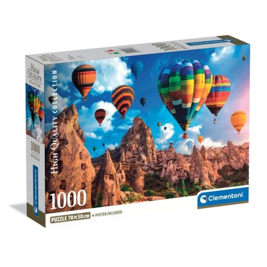 Puzzle Clementoni Balões na Capadócia 1000 peças