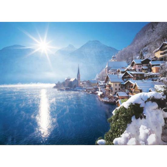 Lago Clementoni Hallstatt, Áustria Puzzle de 500 peças