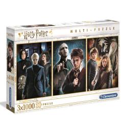 Puzzle Clementoni Harry Potter 3 x 1000 peças