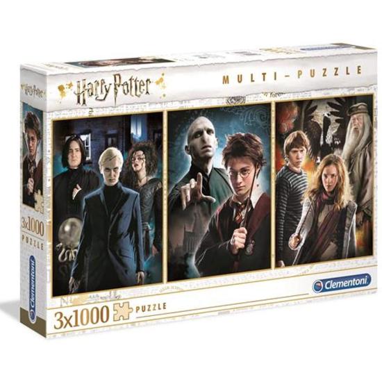 Puzzle Clementoni Harry Potter 3 x 1000 peças