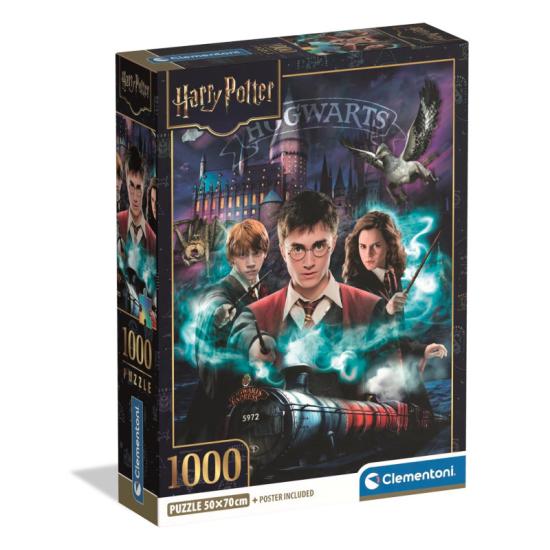 Puzzle Clementoni Harry Potter Hogwarts de 1000 Peças