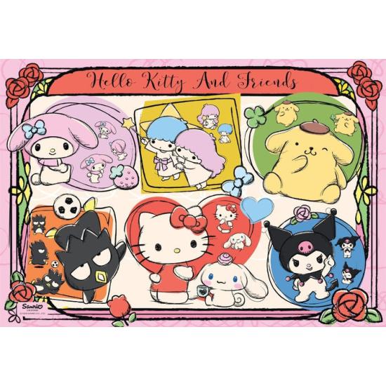 Puzzle Clementoni Hello Kitty and Friends de 1000 Peças
