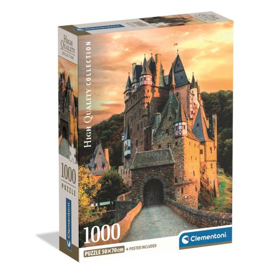 Puzzle Clementoni Hora Dourada No Castelo De Eltz 1000 Peças