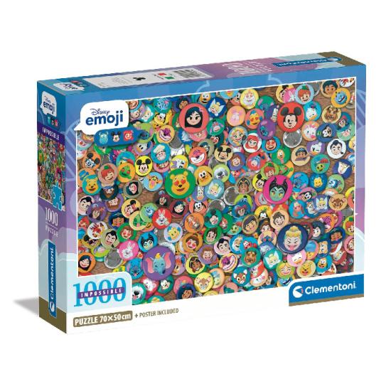 Puzzle Clementoni Impossível Disney Emoji 1000 Peças