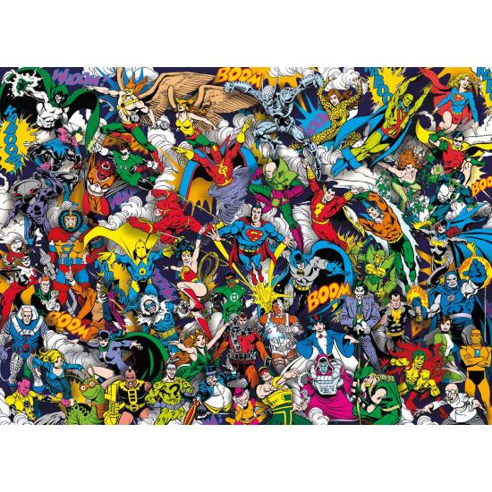 Puzzle Clementoni Impossível Liga da Justiça DC 1000 Pçs