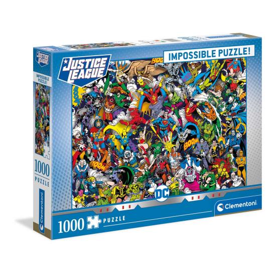 Puzzle Clementoni Impossível Liga da Justiça DC 1000 Pçs