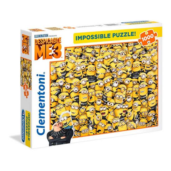 Boneca Clementoni Impossível Puzzle Minions 1000 Peças