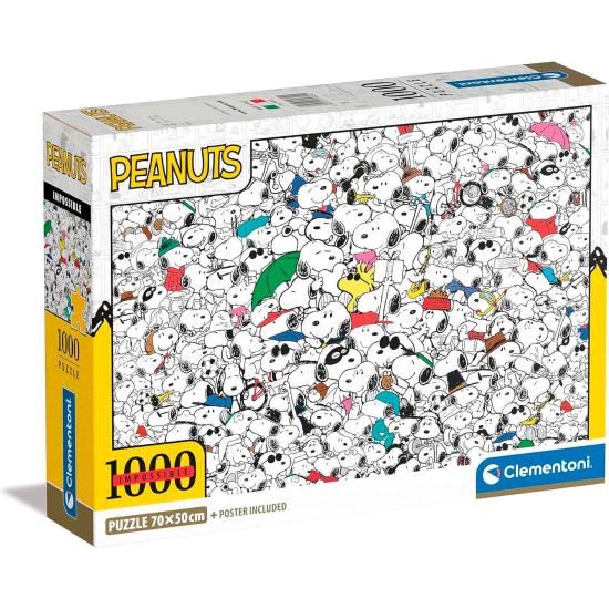 Puzzle Clementoni Impossível Peanuts Snoopy 1000 Pçs