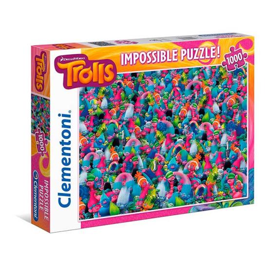 Puzzle Clementoni Impossible Trolls 1000 Peças