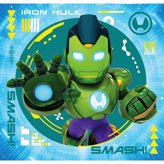 Puzzle Clementoni Iron Man Awesome Friends 3 x 48 Peças