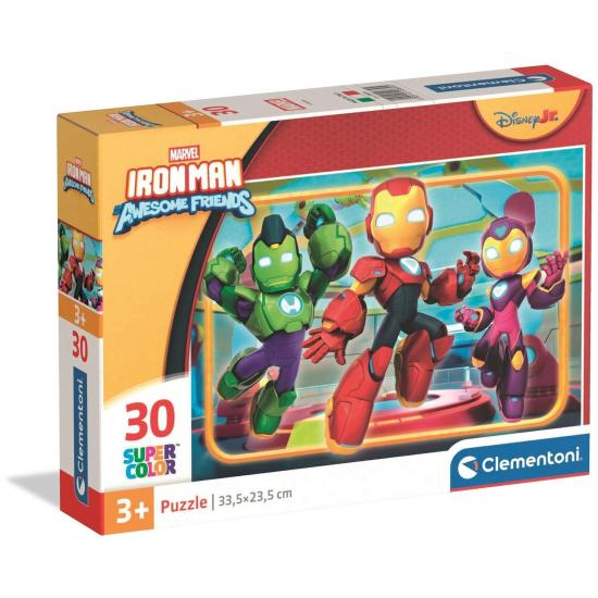 Puzzle Clementoni Iron Man Awesome Friends XXL 30 Peças