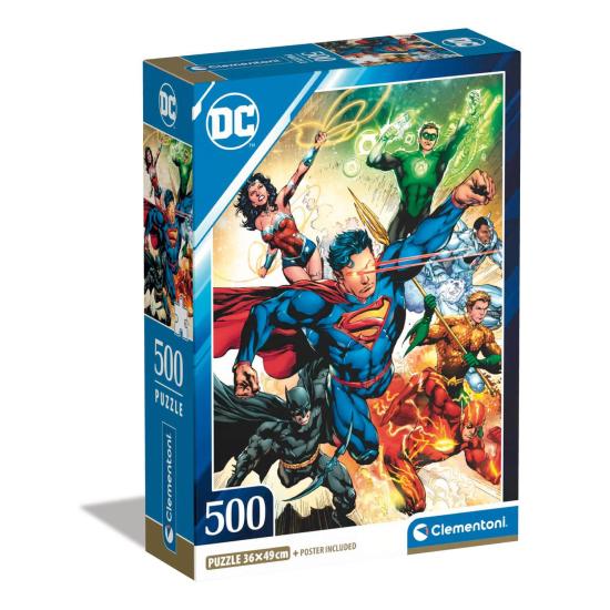 Puzzle Clementoni Justice League A de 500 Peças Puzzle Clementoni Justice League A de 500 Peças