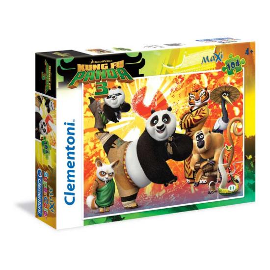 Clementoni Kung Fu Panda 3 Maxi Puzzle 104 Peças