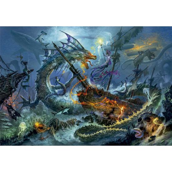 Puzzle Clementoni A Batalha Subaquática de 3000 peças Puzzle Clementoni A Batalha Subaquática de 3000 peças