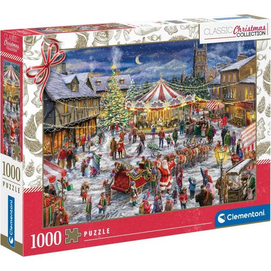 Puzzle Clementoni A Feira De Natal 1000 peças