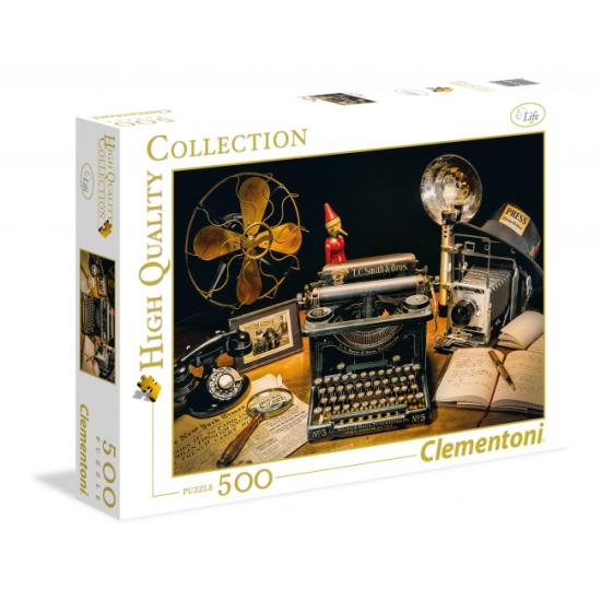 Clementoni a máquina de escrever Puzzle 500 peças