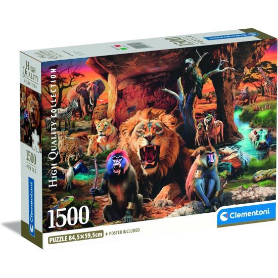 Puzzle Clementoni A Sociedade Tribal 1500 peças