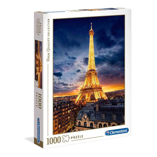 Puzzle Clementoni A Torre Eiffel à Noite 1000 Peças