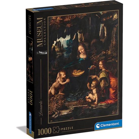 Puzzle Clementoni A Virgem das Rochas de 1000 Peças Puzzle Clementoni A Virgem das Rochas de 1000 Peças