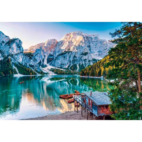 Puzzle Clementoni Lago Esmeralda Braies 1000 Peças Puzzle Clementoni Lago Esmeralda Braies 1000 Peças