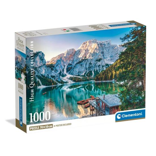 Puzzle Clementoni Lago Esmeralda Braies 1000 Peças Puzzle Clementoni Lago Esmeralda Braies 1000 Peças