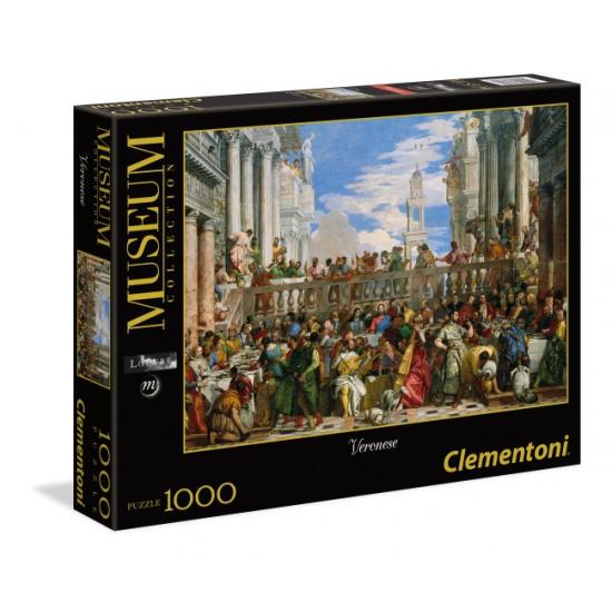 Puzzle Clementoni As Bodas de Caná 1000 Peças Puzzle Clementoni As Bodas de Caná 1000 Peças
