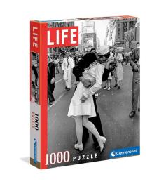 Puzzle Clementoni Life Kiss em Times Square 1000 peças