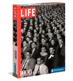 Puzzle Clementoni Life Óculos 3D de 1000 Peças