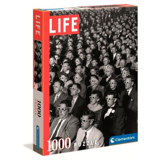 Puzzle Clementoni Life Óculos 3D de 1000 Peças