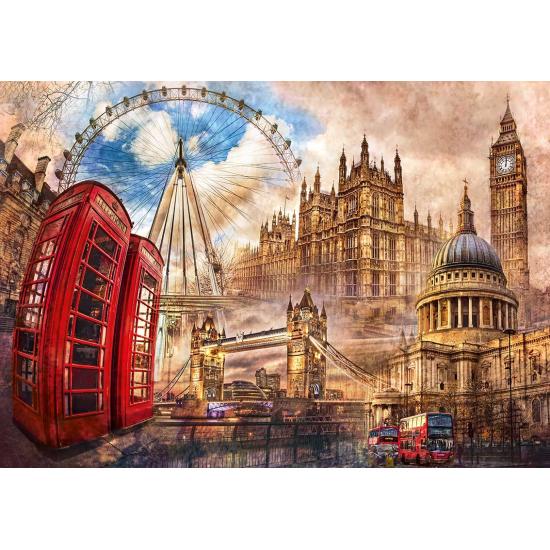 Puzzle Clementoni London Vintage 1500 peças